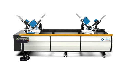 Double Miter 45°/90° ‌Twin Saw & 12 Pin Hole Drilling Unit