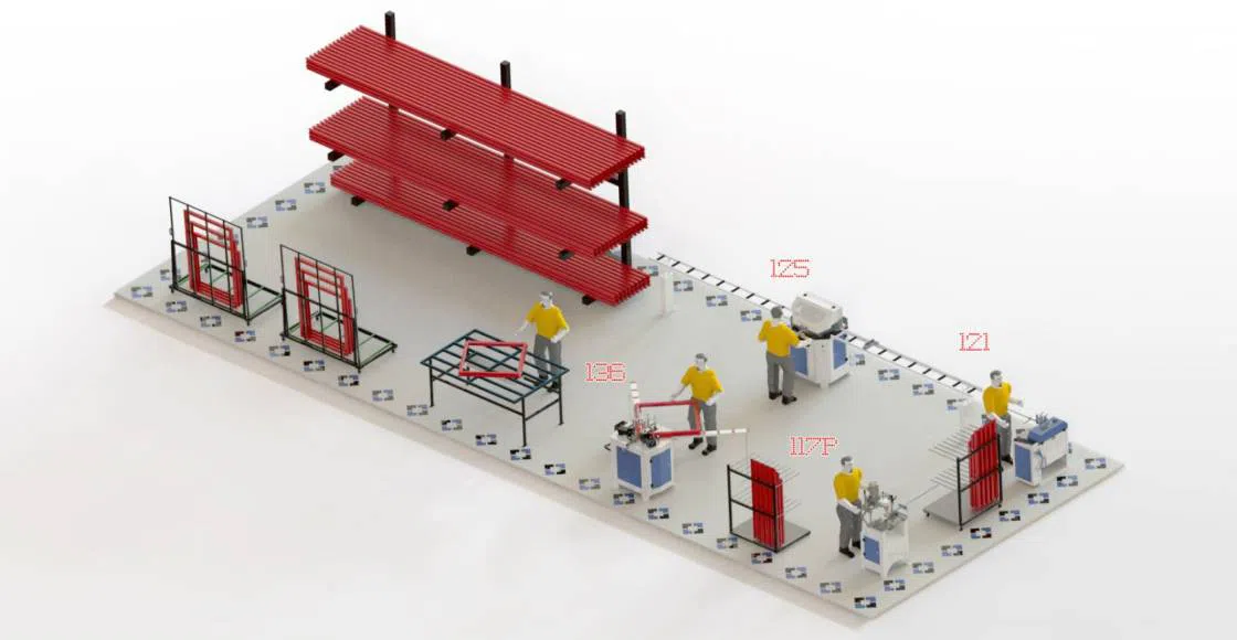 ALUMINIUM / 40-60 Windows / 8 Hours / 6-8 Workers