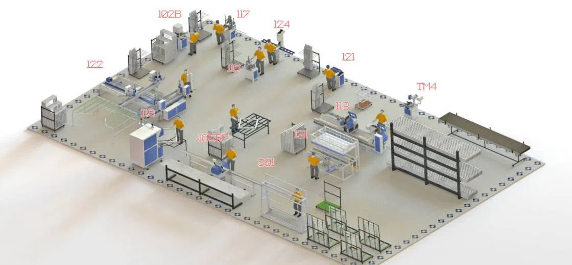 PVC / 120-150 Windows / 8 Hours / 8-10 Workers