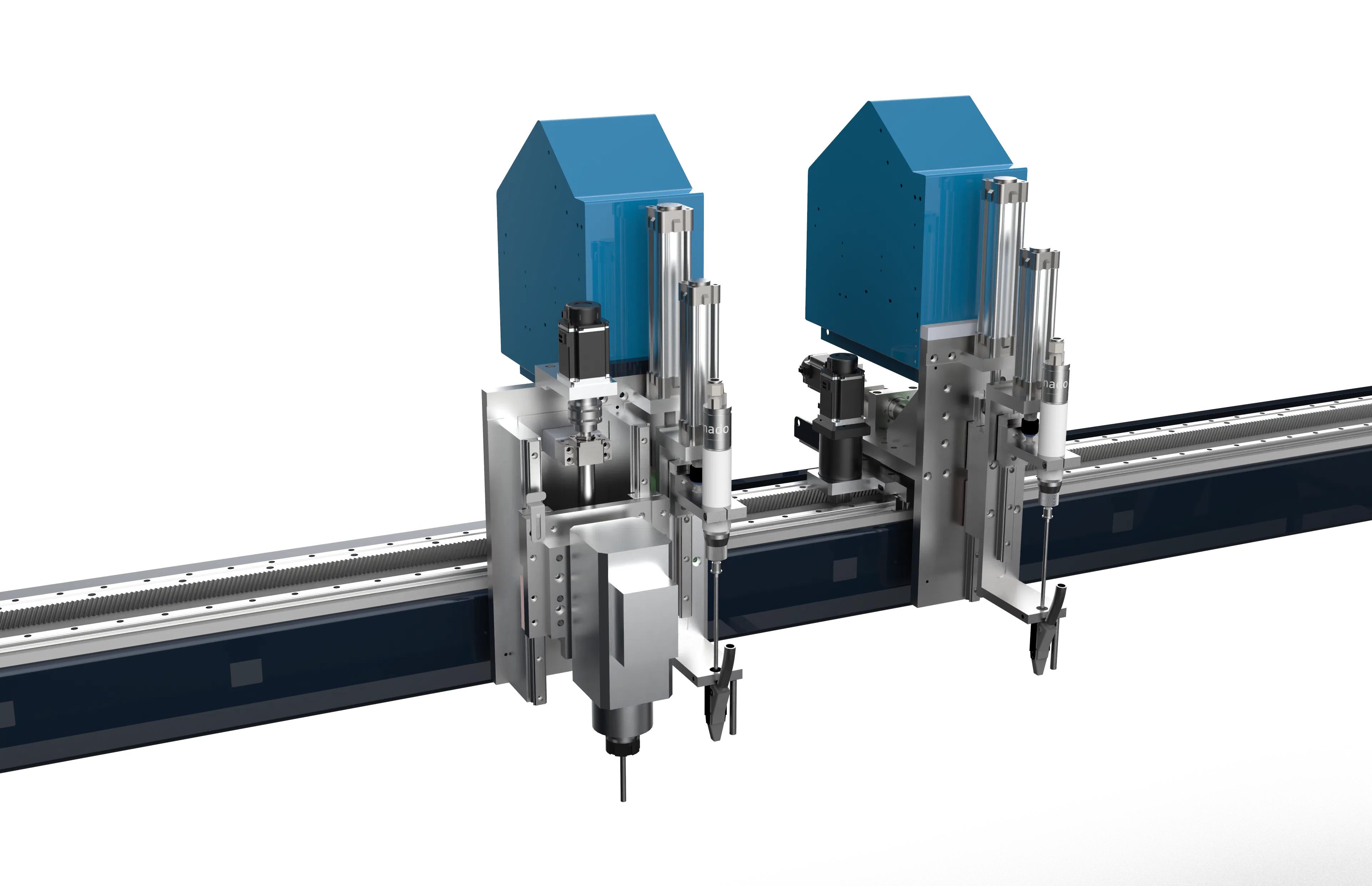 CNC Dual-Head Screwing and Drilling Center